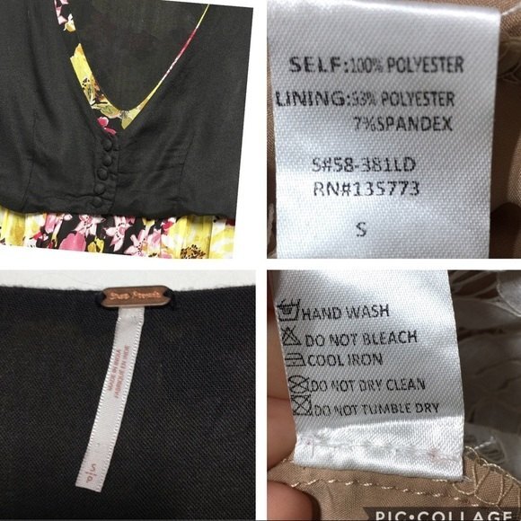 Free People Alice Vested Black Combo Floral Dress - Picture 5 of 10